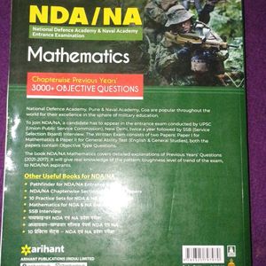 Arihant NDA/NA Book