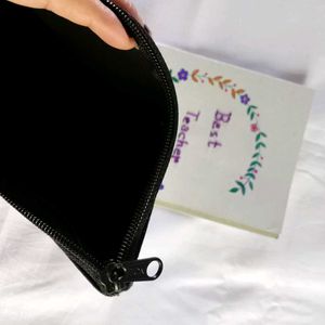 Pouch Wallet & Greetings Card