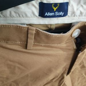 Allen Solly Slim Fit Trousers For Men 30 Waist