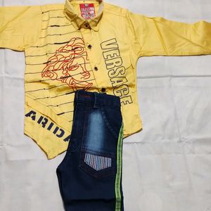 Boys Shirt and Jeans Like A New 2-4 year