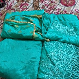 Dual Kurta Suit Salwar Set With Dupatta