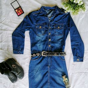 Denim Stylish Dress