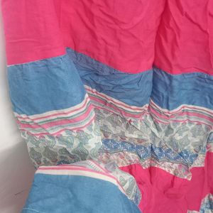 Pink & Blue Cotton Skirt 🩷🩵