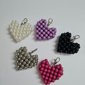 Heart Charm Keychains