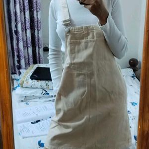 Denim Dungaree Dress