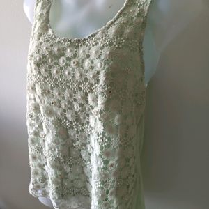 Forever New Crochet Lace Top