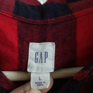 Gap Red Cheks Dress