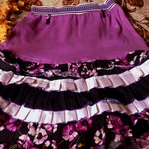 Violet Above Knee Skirt