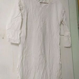 White Kurti For Jeans