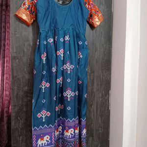 Floor Length Flared Kurta