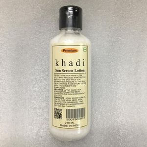 Khadi India Natural Sunscreen Lotion/Moisturizer