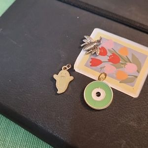 3 Cute Pendants/ Charms