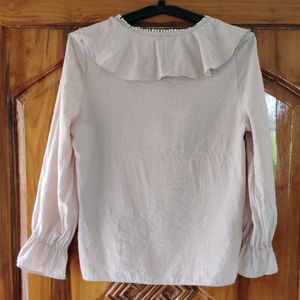 Korean Beige Top For Ladies..