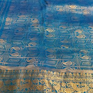 Pure Kanchi Pattu Saree 💙