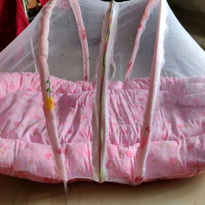 Baby Bedding Soft Sponge With Mosquito Net