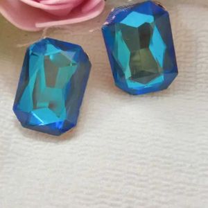 Blue crystal jewelry