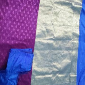 Pure Jamabar  Katan Banarasi With 2 Blouses