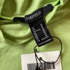 Forever21 Green Full Sleeves Top