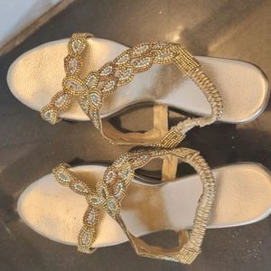 Golden Sandals