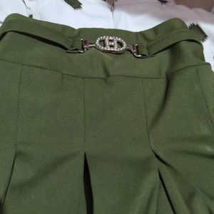 Green Skirt And Top