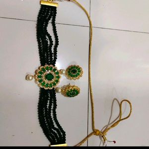 Dark Green Choker Set