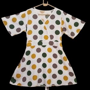 Color Polka Dot Dress