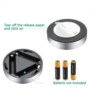 Round Shaped LED Battery-Powered Wireless Night Li