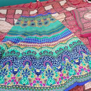 Long Rajasthani Printed Skirt 💞