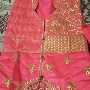 Indo Western Kurta with Plazo And Chunri