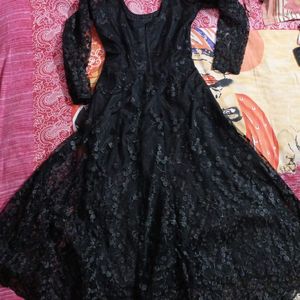 Black Anarkali Kurta