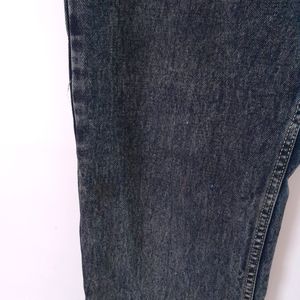 Dark Blue Straight Fit Jeans (Women's)