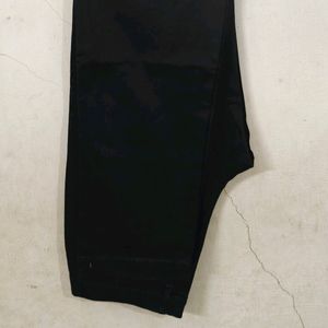 Good Condition Black Cotton Chinos - 34 W