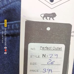 (N-24) 26 Size Straight Denim Jeans