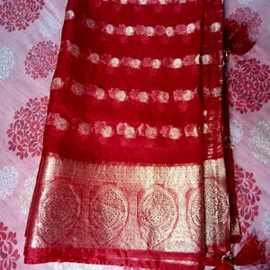 Organza Saree With Blouse