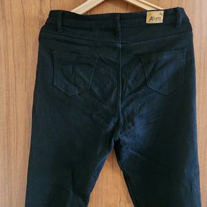 Black High Waist Skinny Jeans