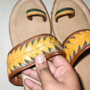 kolhapuri Style Aesthetic Slippers