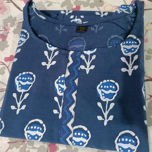 Navy Blue  Kurta