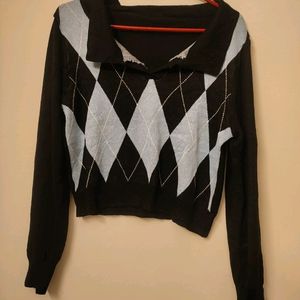 Korean Crop Sweater