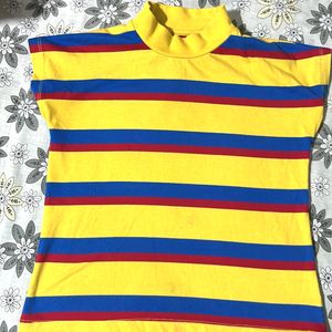 DISCOUNT || Here & Now Yellow Stripes Top