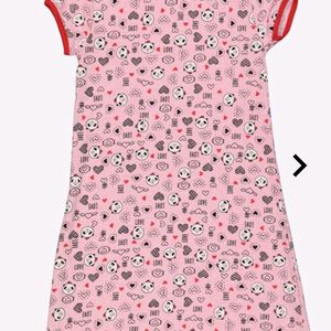 Printed Round Neck Nightdress | 8-10yrs | DJ & C