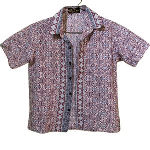 Mandala Shirt Hawaiian Cool Beachy Cotton