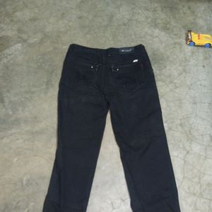 black cotton jeans