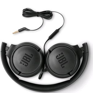 JBL TUNE 500 - Wired On-Ear Headphones - Black