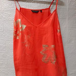 Dorothy Perkins Coral Orange Segeti Talks Top"