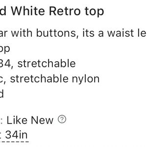 Black And White Retro Top