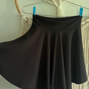 Black Flare Skirt