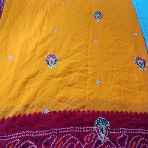 "Pila Saree With Unstitched Blouse