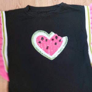 Pink Heart Top