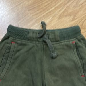 Puma Warm Joggers Kids - Olive Green