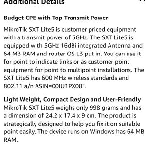 MICROTIK SXT LITE5